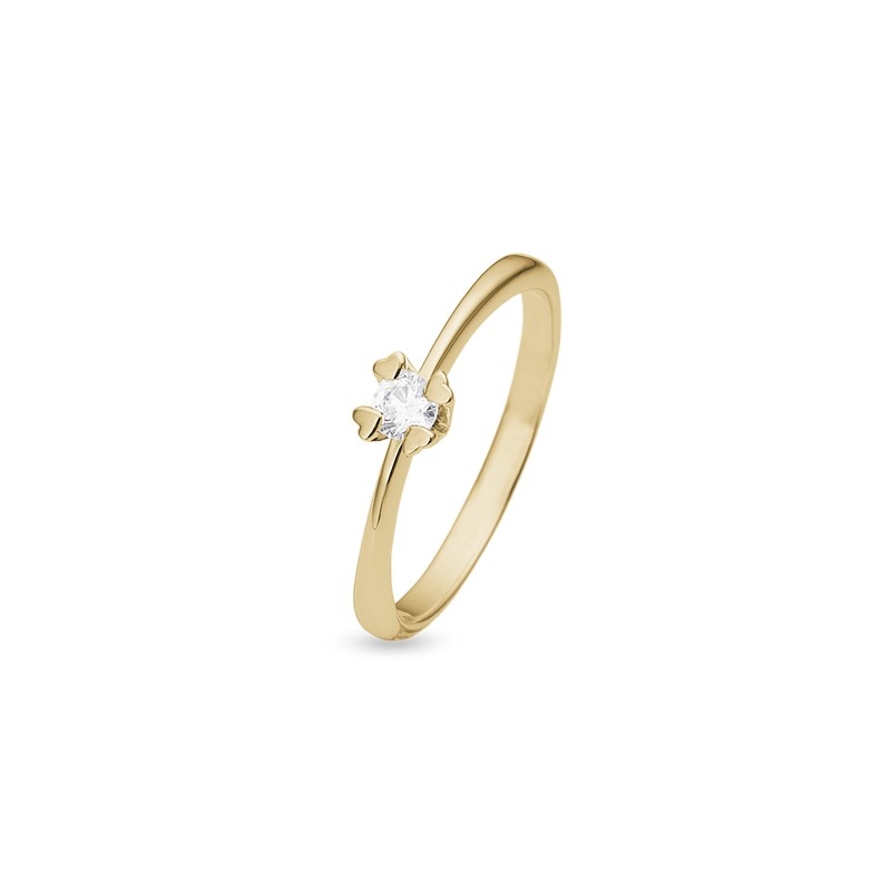 Mary Diamantring i 8 kt guld 0,20ct